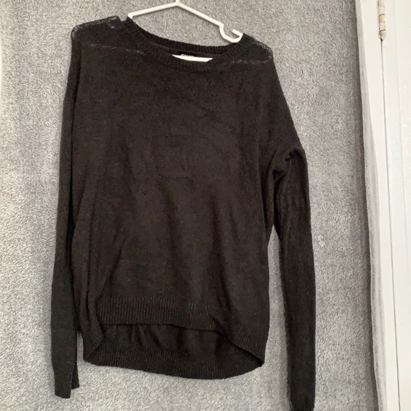 Grey knitted sweatshirt - Picture 1 of 2